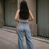 CULOTTE HIGH RISE - LIGHT BLUE