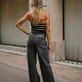 BAGGY TALL HIGH RISE - GREY