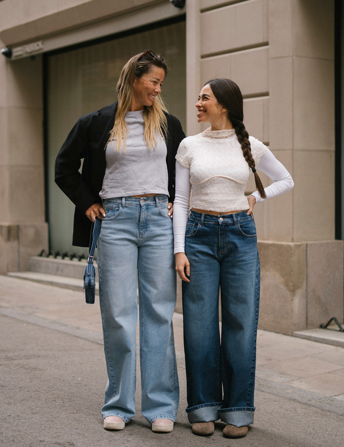 BAGGY TALL HIGH RISE - LIGHT BLUE