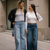 BAGGY TALL HIGH RISE - LIGHT BLUE