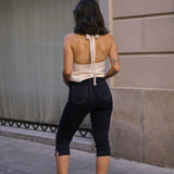 CAPRI HIGH RISE - RAW DENIM