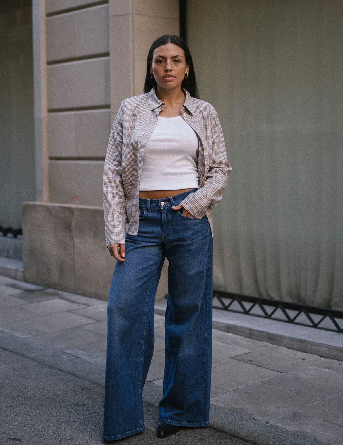 BAGGY LOW RISE - DARK BLUE
