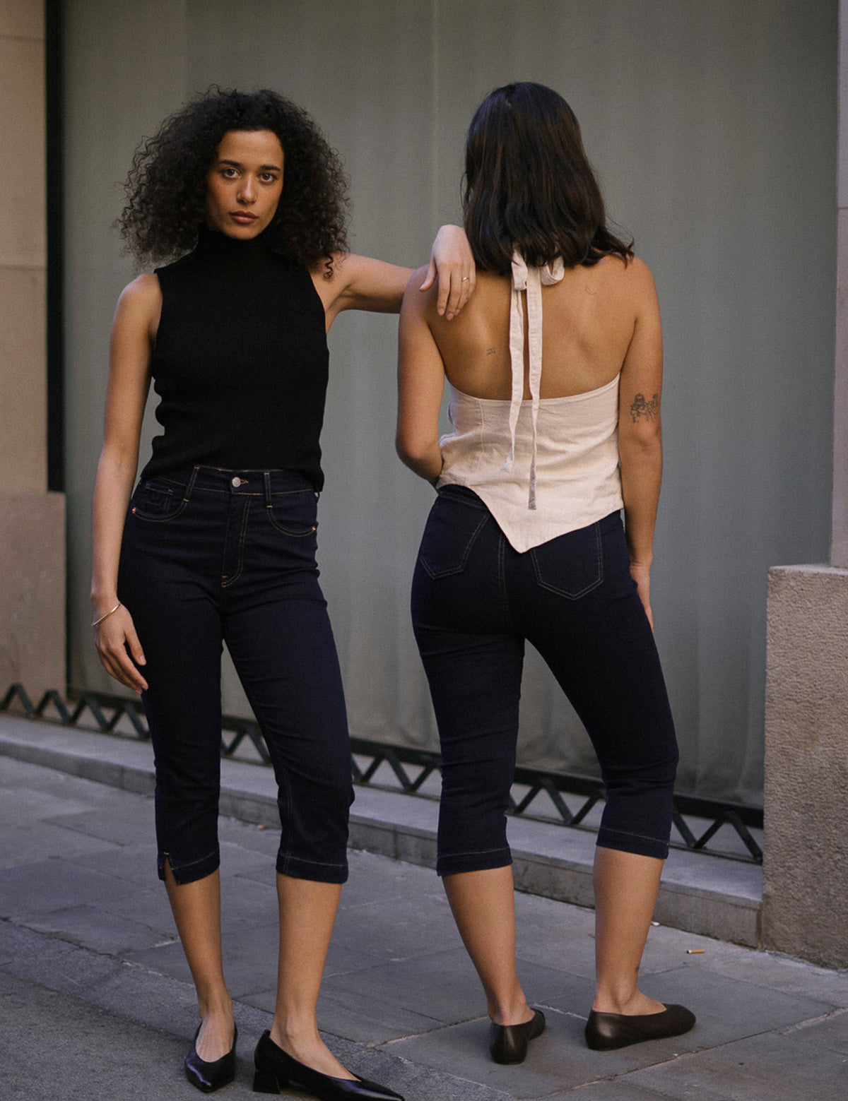 CAPRI HIGH RISE - RAW DENIM