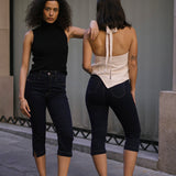 CAPRI HIGH RISE - RAW DENIM