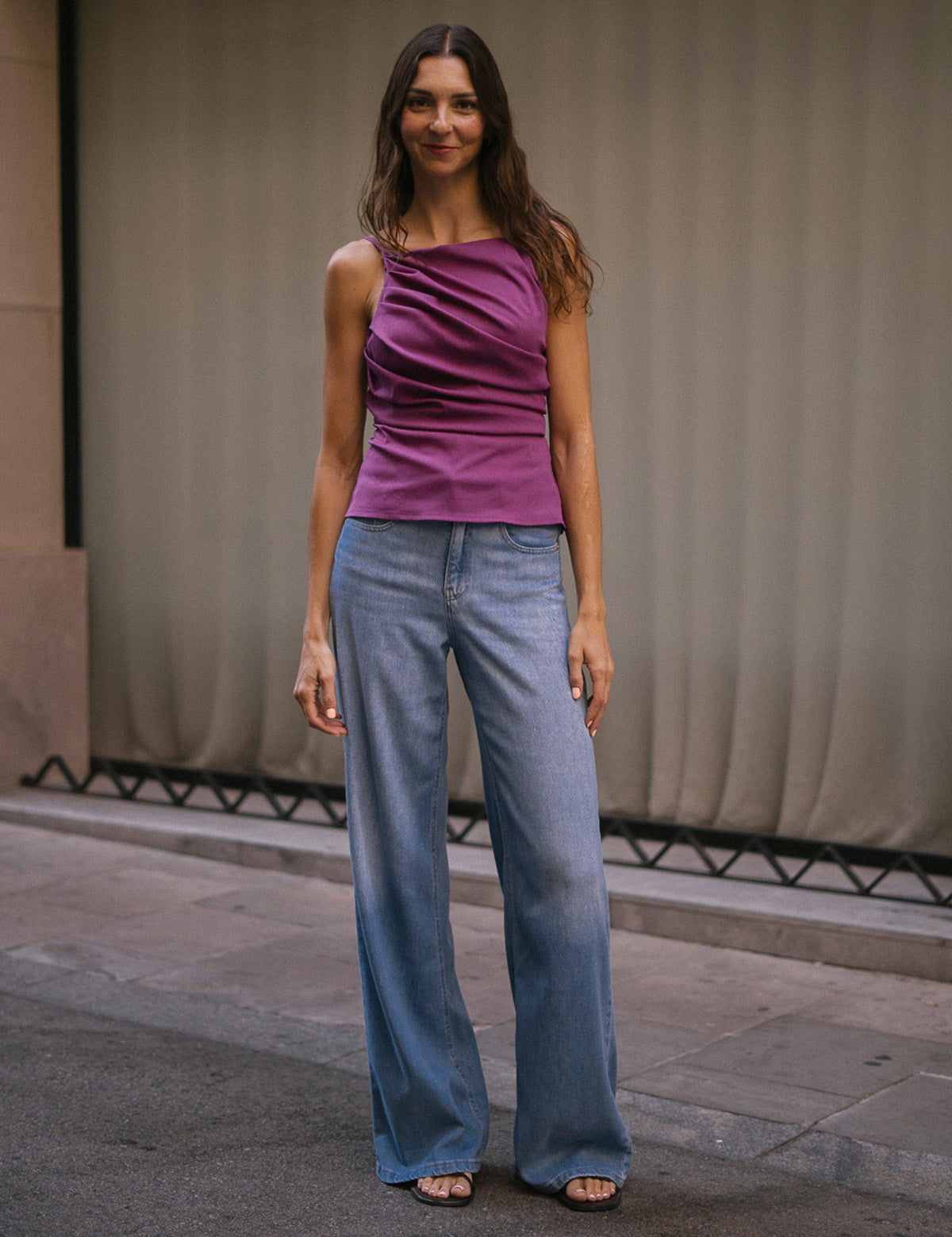 FLUID WIDELEG TALL - BLUE