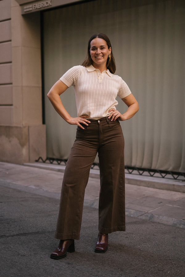 CULOTTE HIGH RISE - CHOCOLATE