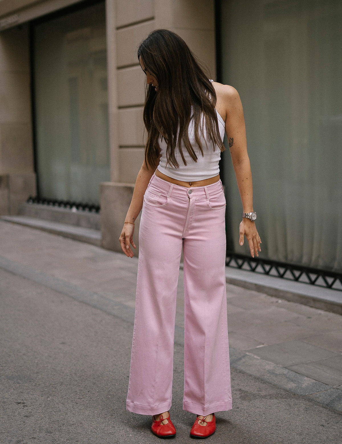 CULOTTE HIGH RISE - PINK