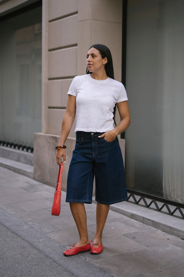BERMUDA JORTS - RAW DENIM