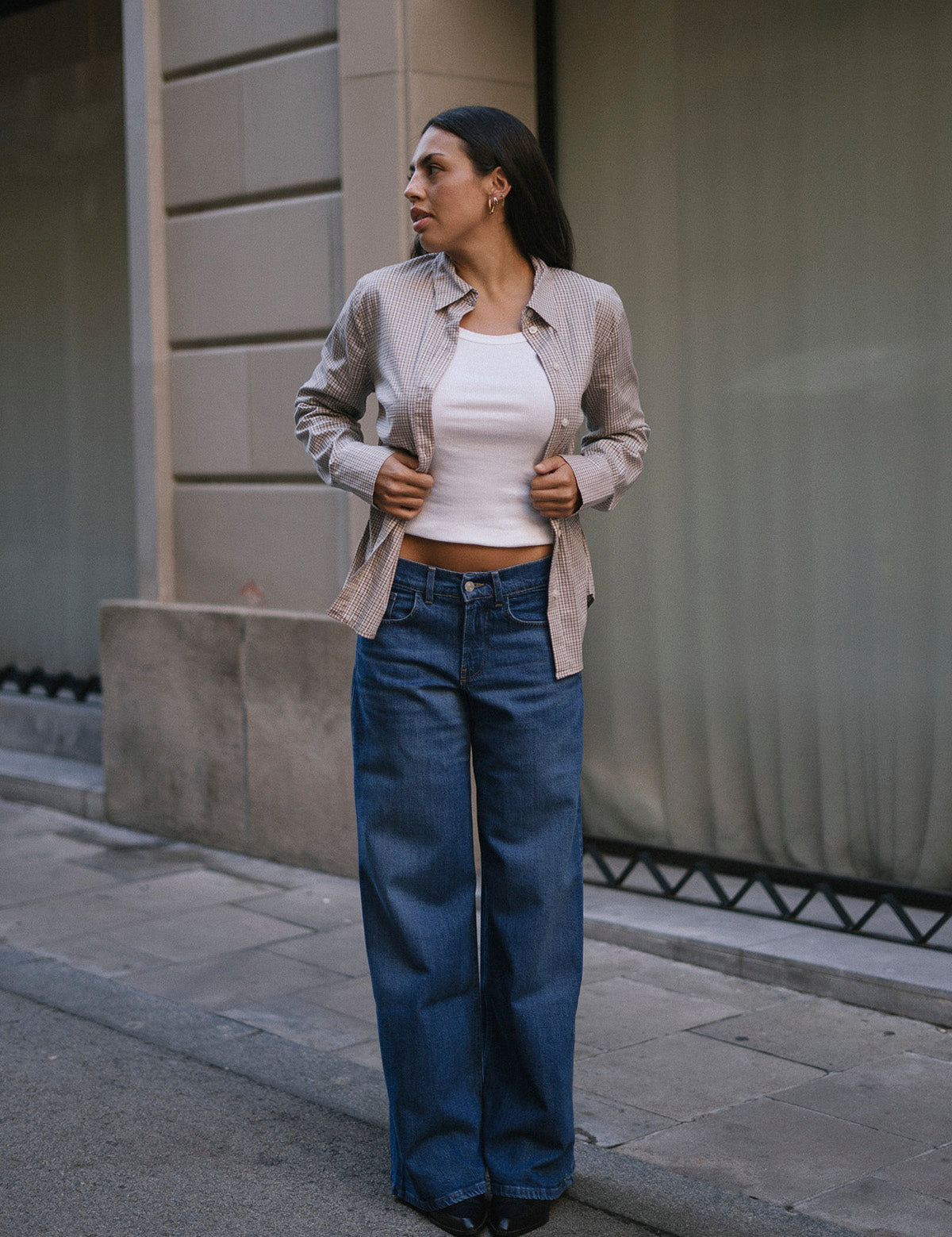 BAGGY LOW RISE - DARK BLUE