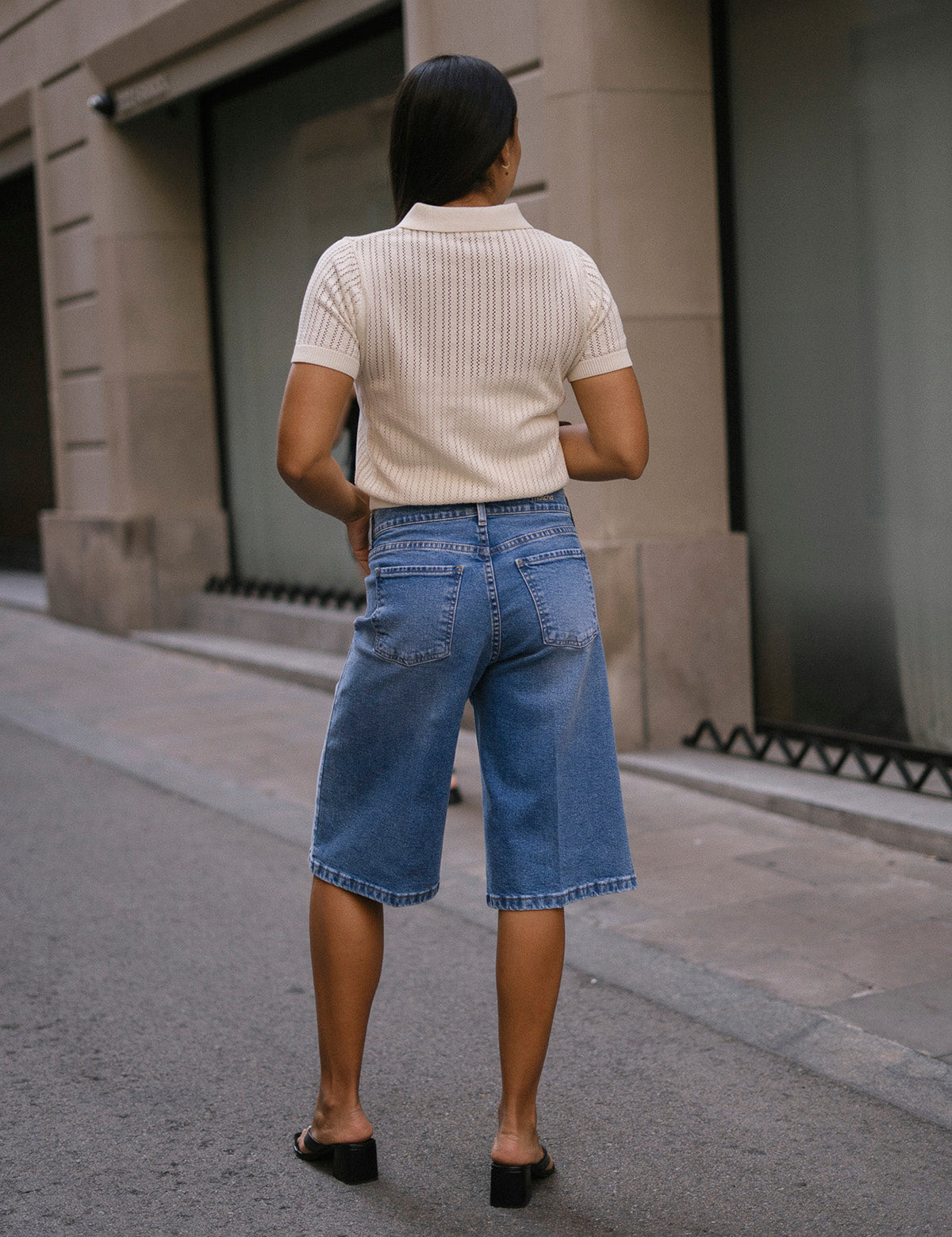 BERMUDA JORTS - BLUE