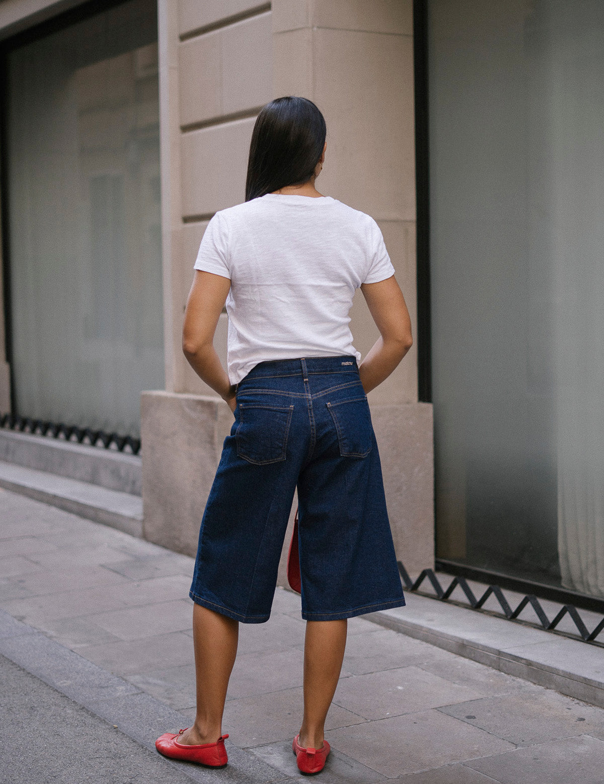 BERMUDA JORTS - RAW DENIM