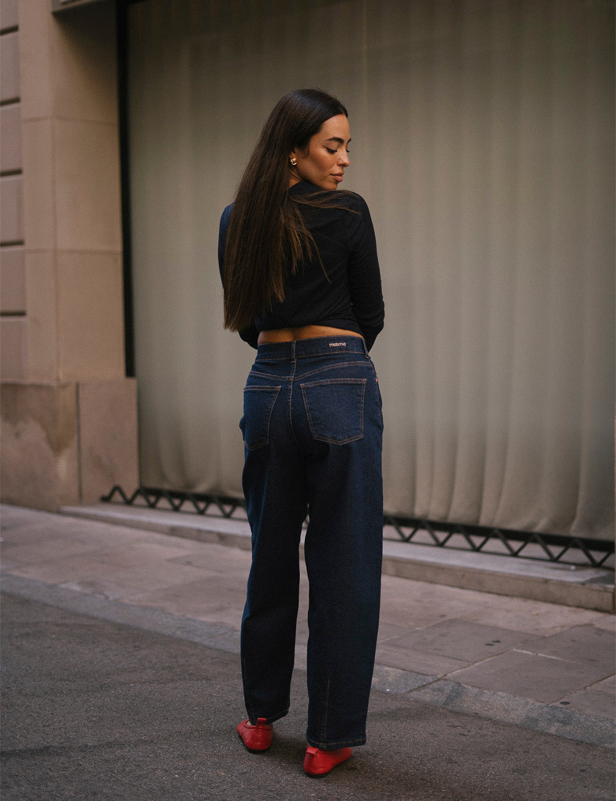 BARREL HIGH RISE - RAW DENIM