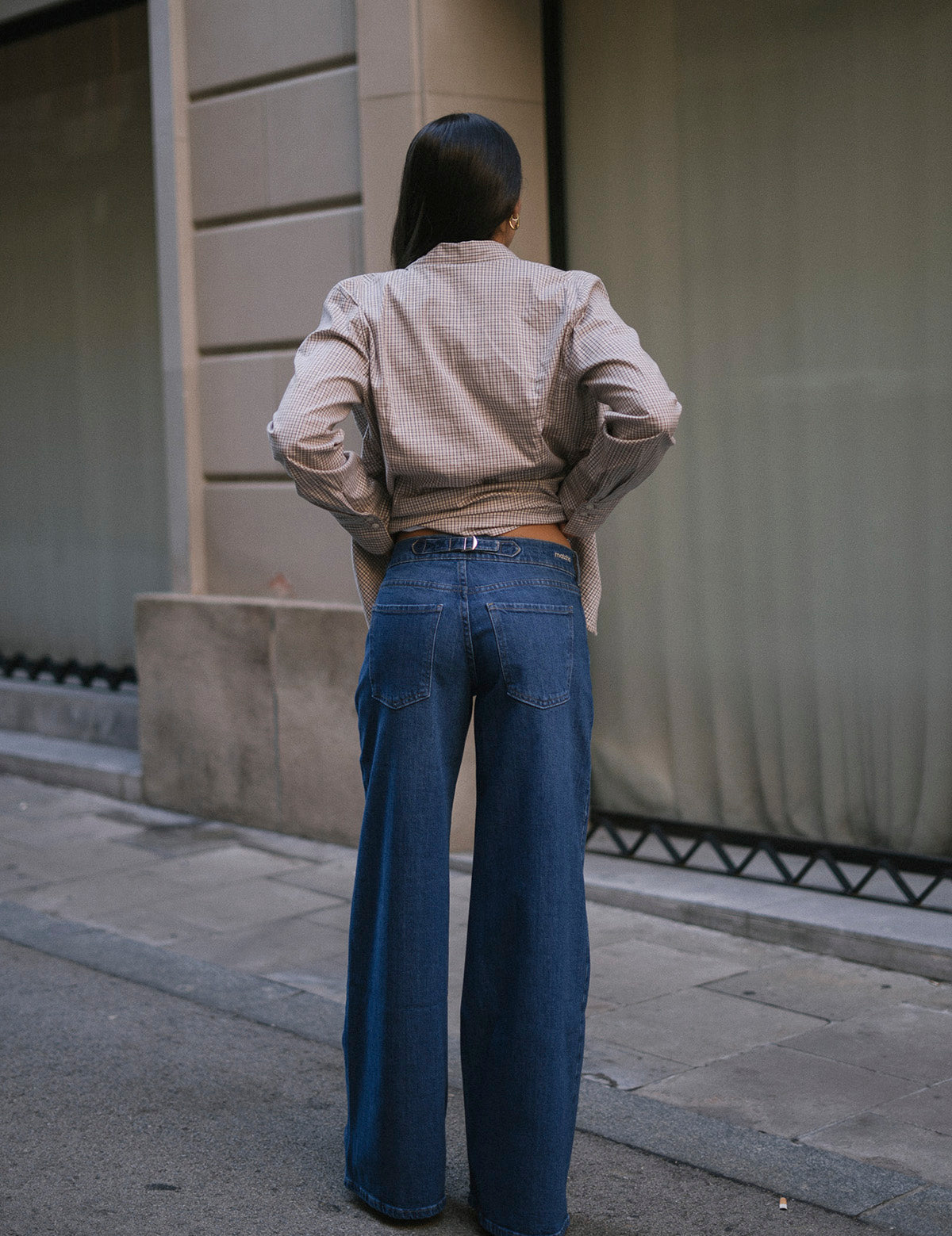 BAGGY LOW RISE - DARK BLUE