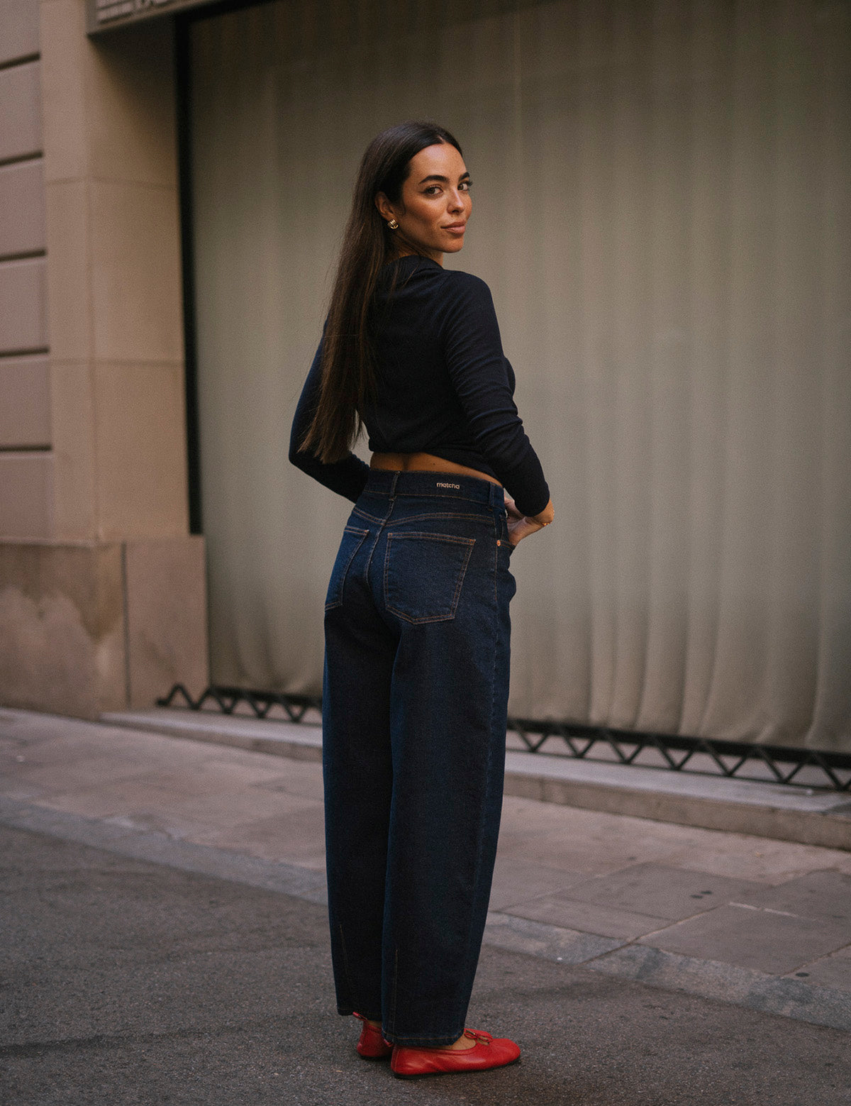 BARREL HIGH RISE - RAW DENIM