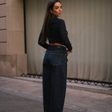 BARREL HIGH RISE - RAW DENIM