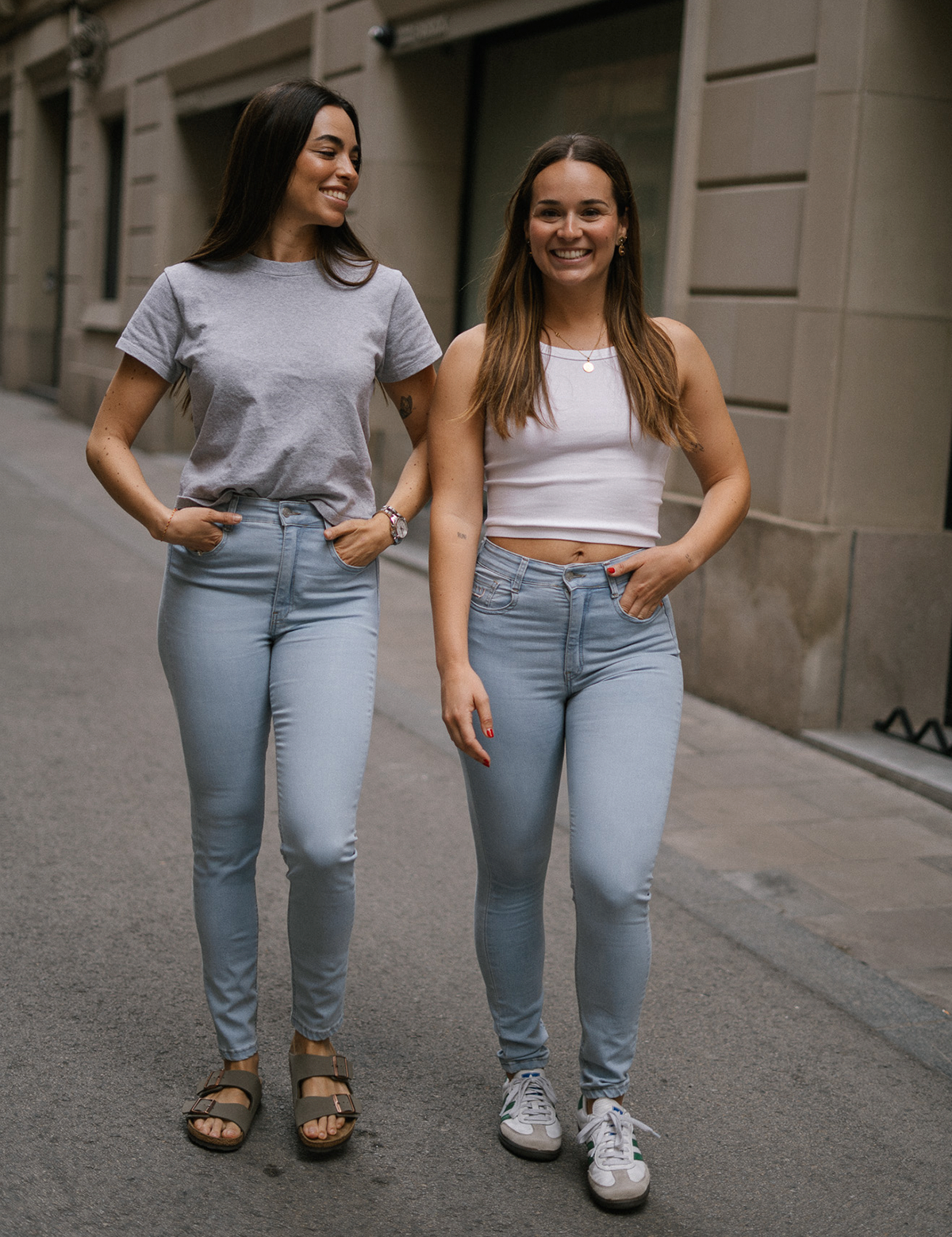 SKINNY HIGH RISE - LIGHT BLUE