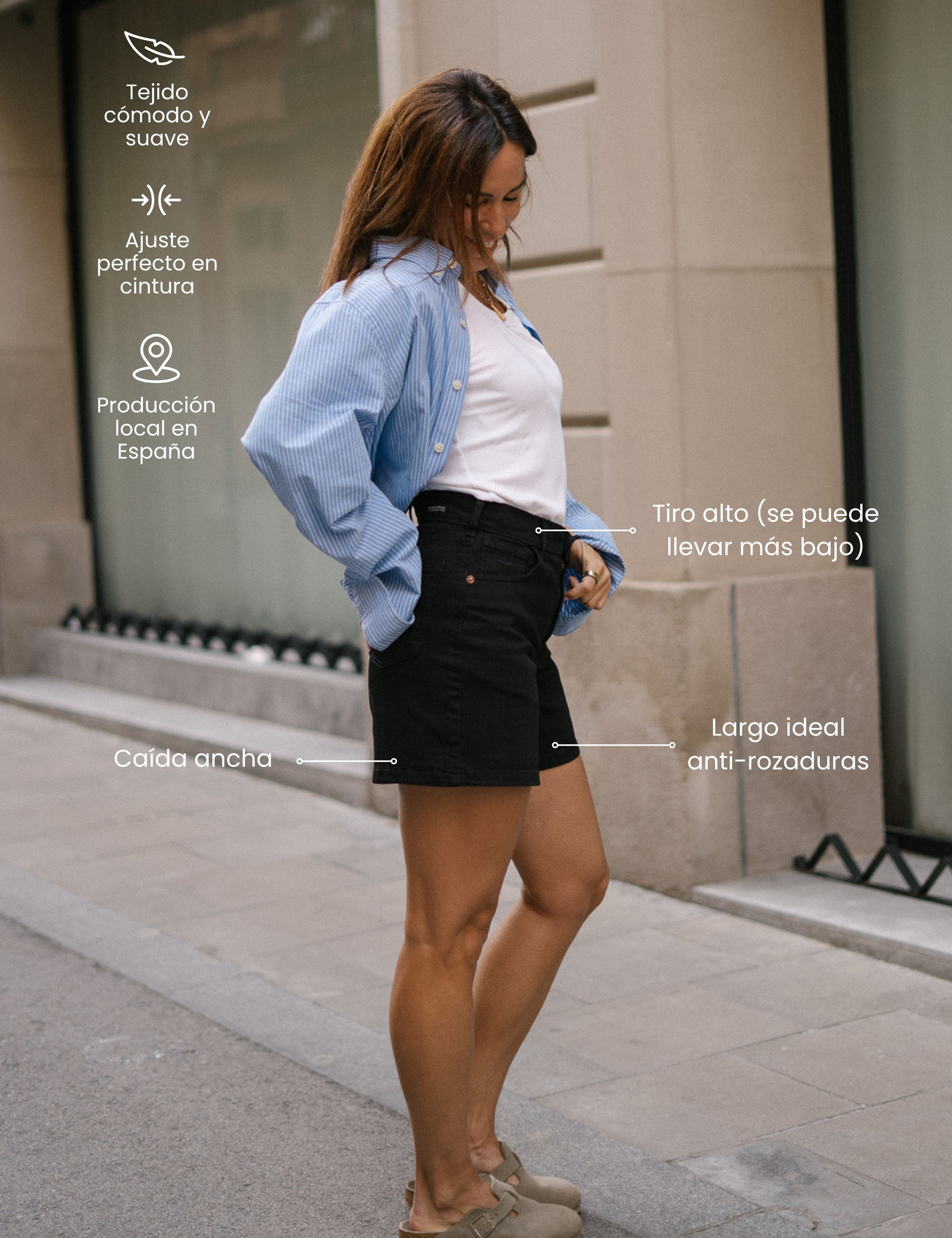 RELAXED SHORTS - BLACK