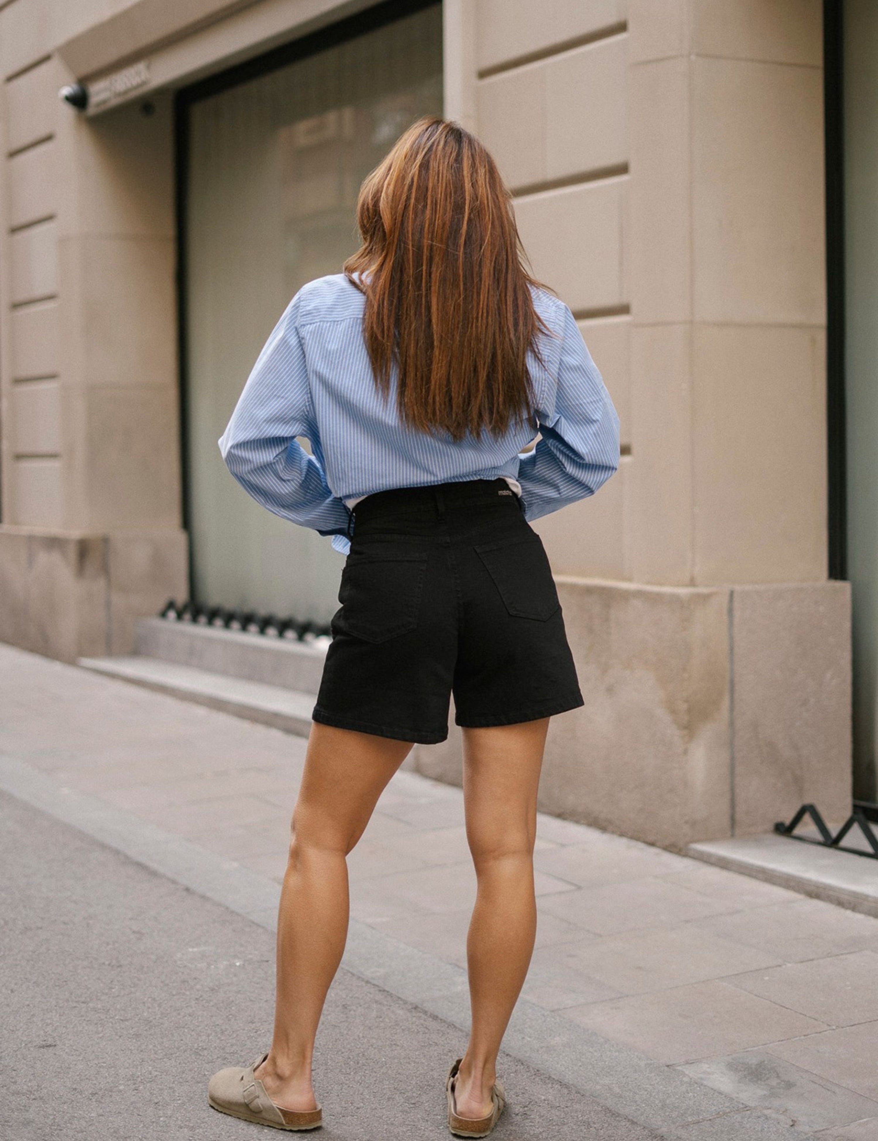 RELAXED SHORTS - BLACK