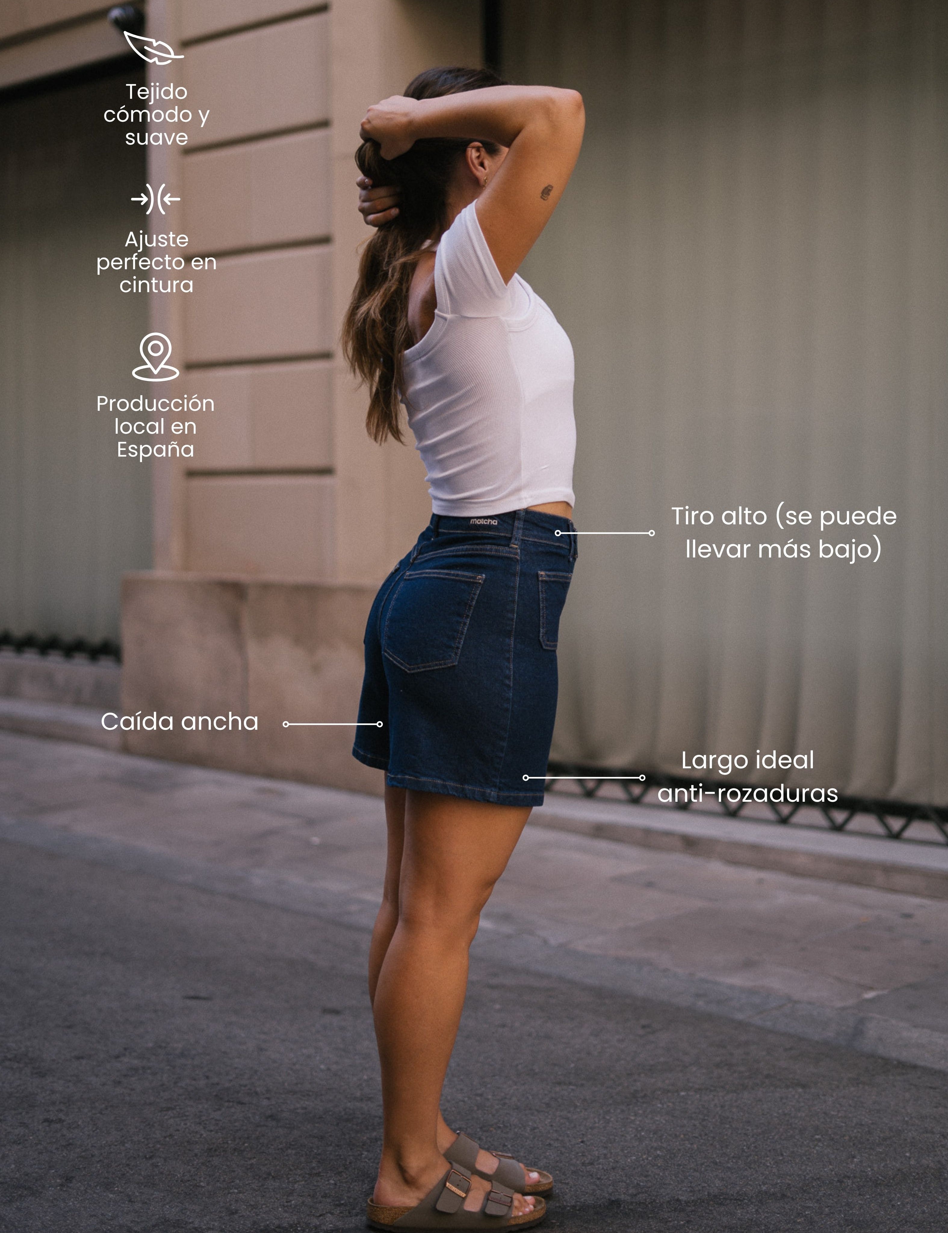 RELAXED SHORTS - RAW DENIM