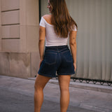 RELAXED SHORTS - RAW DENIM