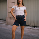 RELAXED SHORTS - RAW DENIM