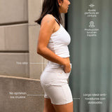 SHORTS HIGH RISE - BEIGE