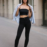 SKINNY TALL HIGH RISE - BLACK