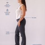 WIDELEG HIGH RISE - GREY