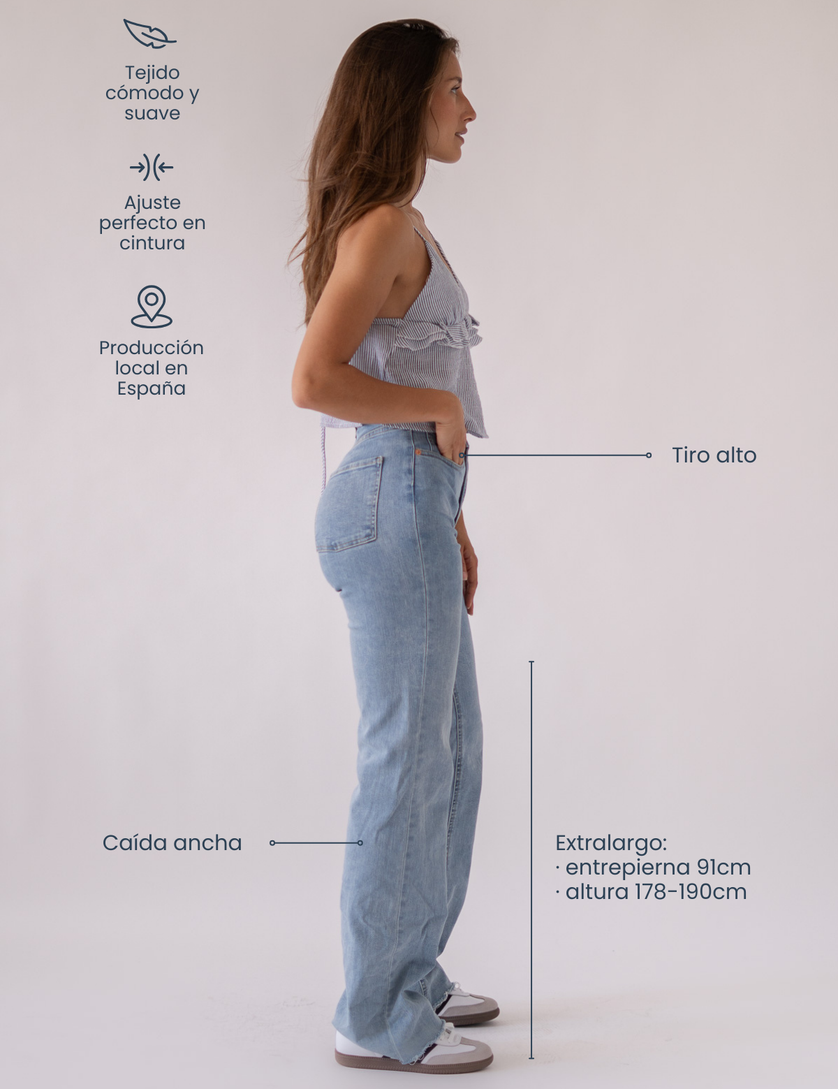 WIDELEG TALL HIGH RISE - LIGHT BLUE