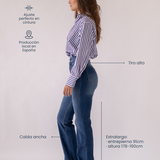 WIDELEG TALL HIGH RISE - DARK BLUE