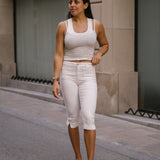 CAPRI MID RISE - WHITE