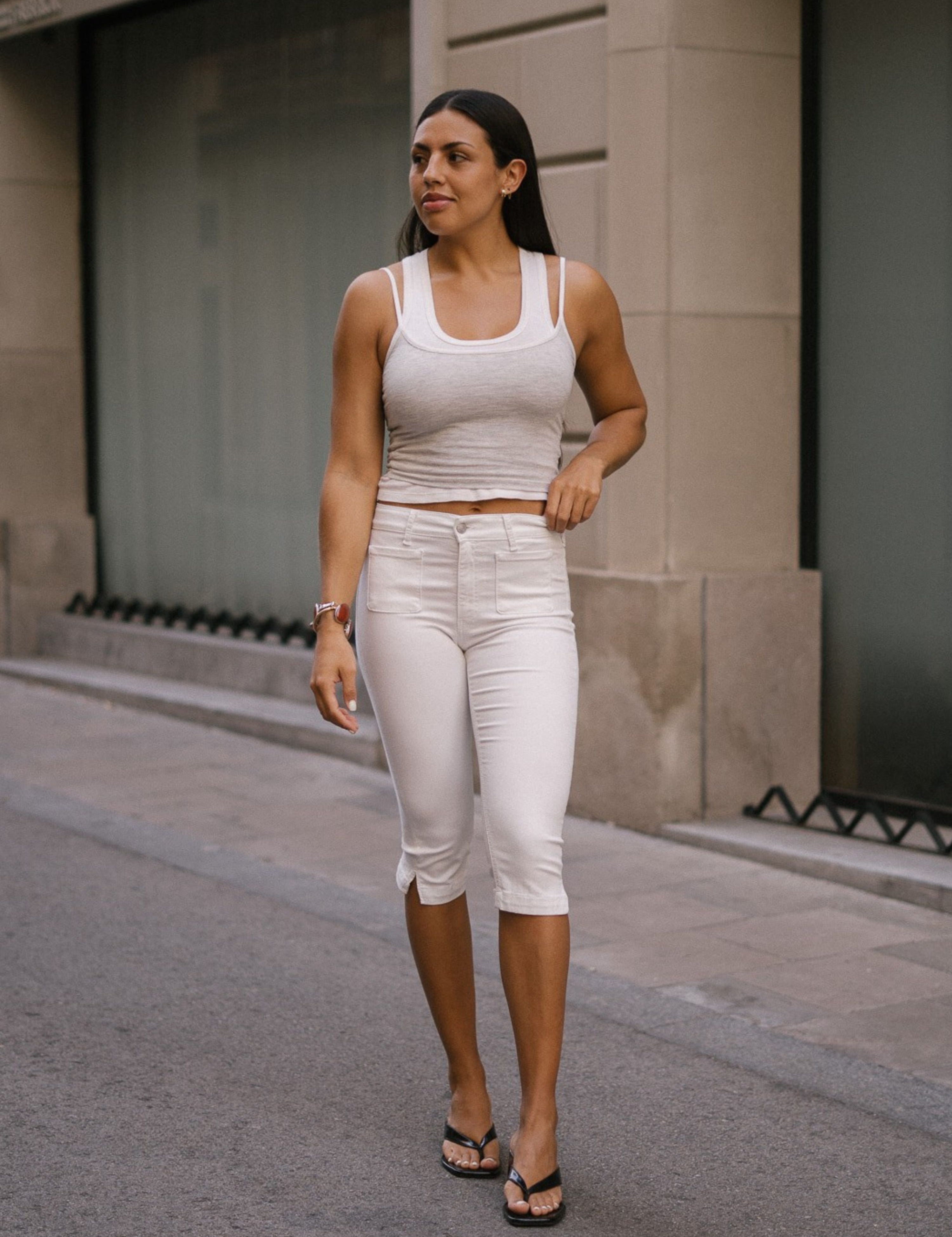 CAPRI MID RISE - WHITE