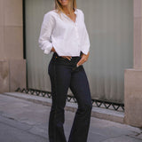 70'S FLARE TALL HIGH RISE - RAW DENIM