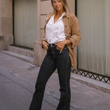 70'S FLARE TALL HIGH RISE - RAW DENIM