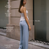 FLUID WIDELEG TALL - LIGHT BLUE