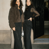 BAGGY GOLD STUDS - BLACK