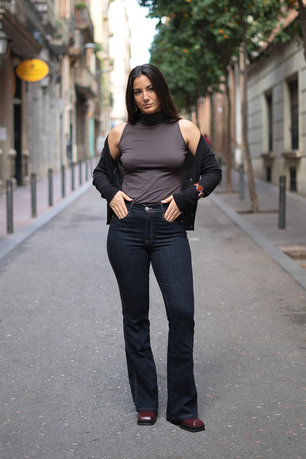 70'S FLARE HIGH RISE - RAW DENIM