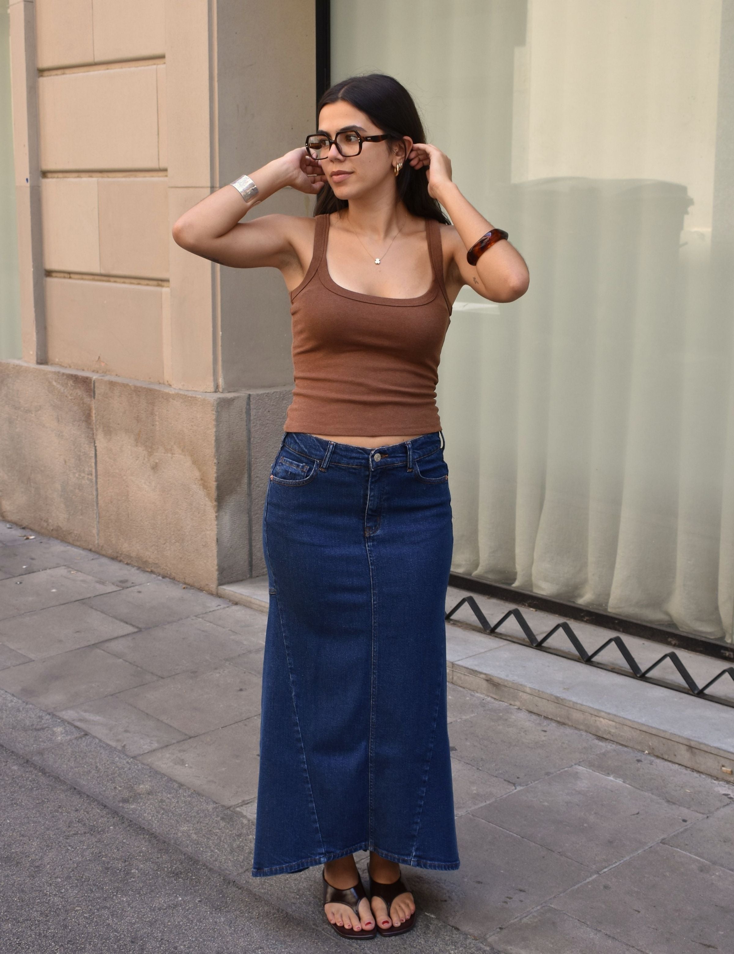 MERMAID SKIRT - DARK BLUE