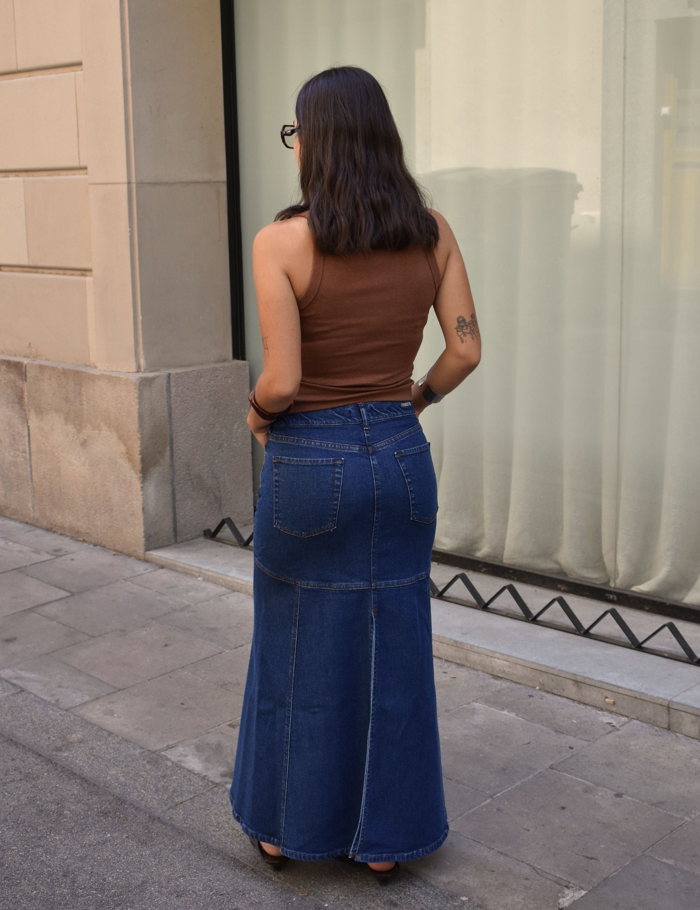 MERMAID SKIRT - DARK BLUE