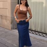 MERMAID SKIRT - DARK BLUE