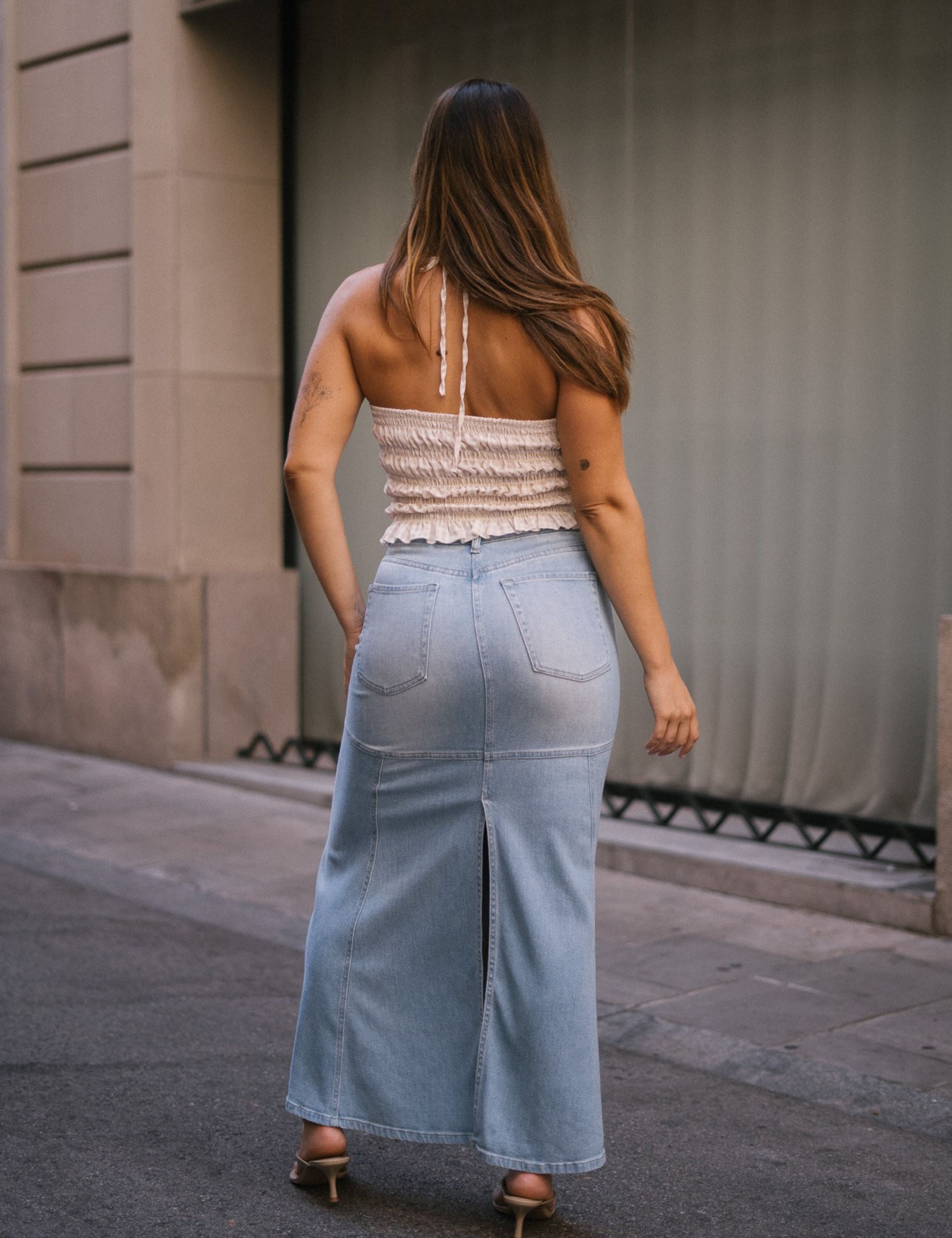 MERMAID SKIRT - LIGHT BLUE