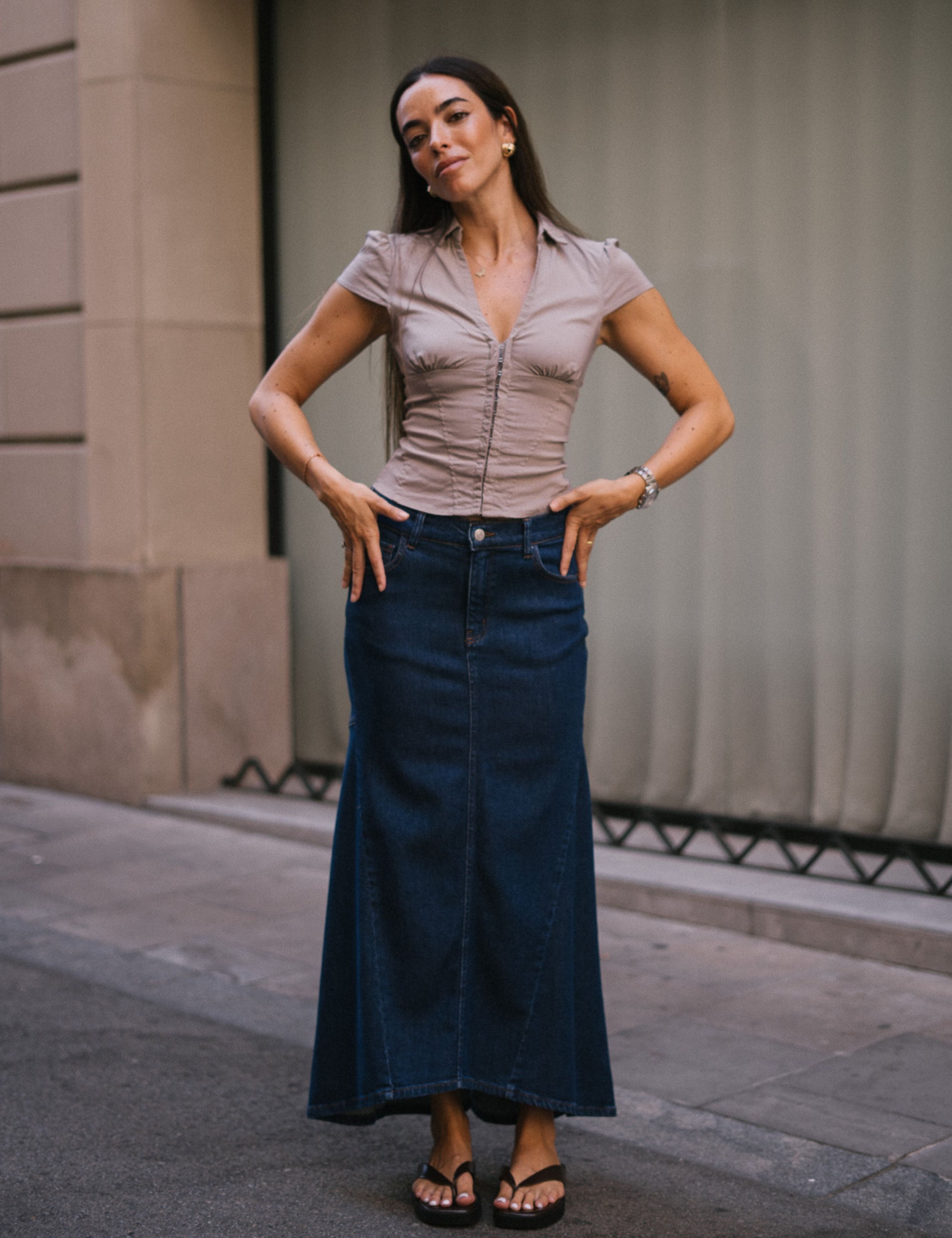 MERMAID SKIRT - DARK BLUE