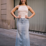 MERMAID SKIRT - LIGHT BLUE