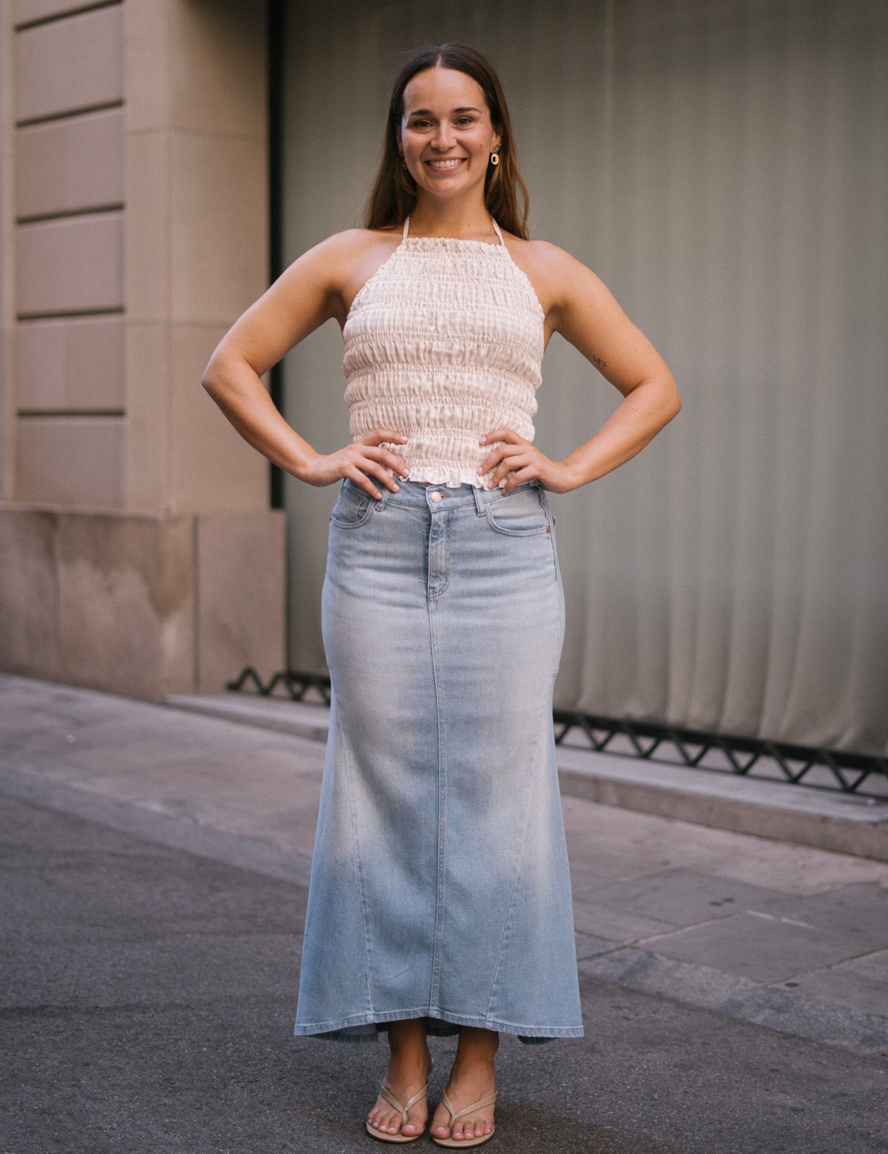 MERMAID SKIRT - LIGHT BLUE