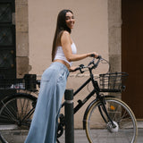 FLUID PLEATED BAGGY - BLUE