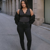 SKINNY NERVIO HIGH RISE - BLACK