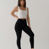 SKINNY HIGH RISE - BLACK